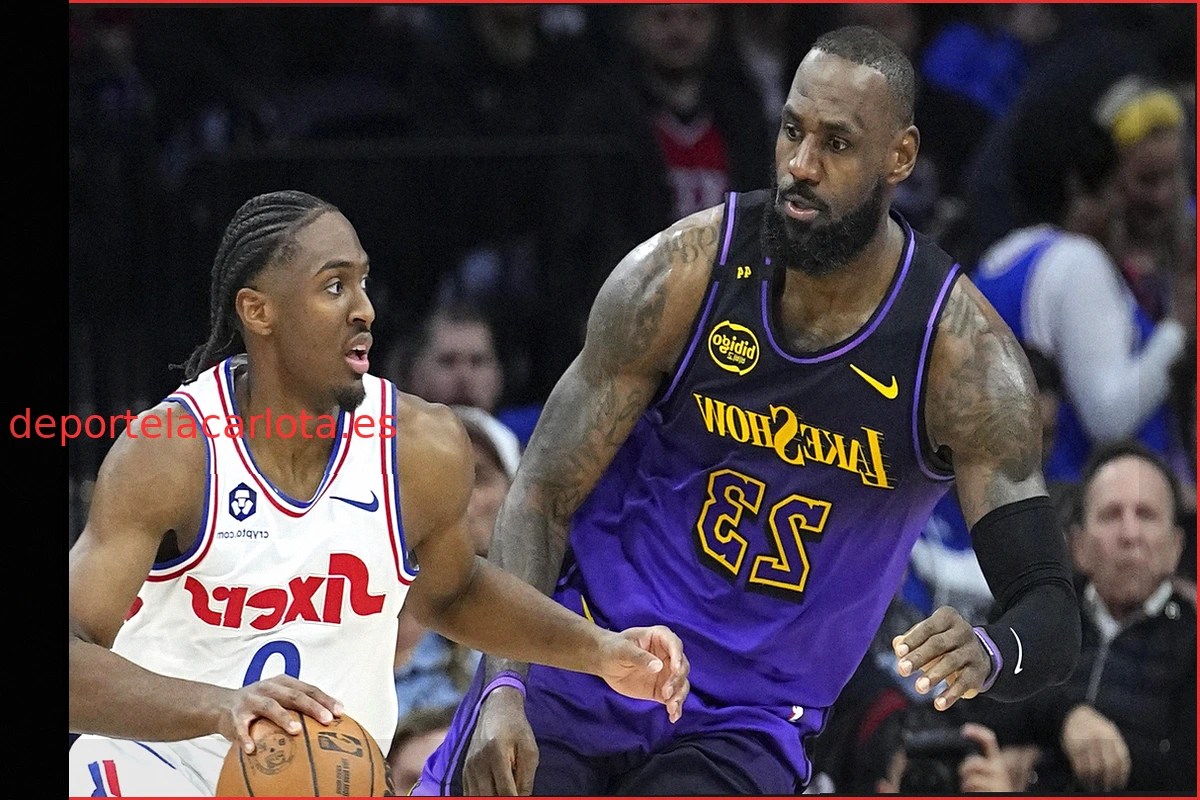 Tyrese Maxey: La simple persuasión para que LeBron James se uniera a los 76ers