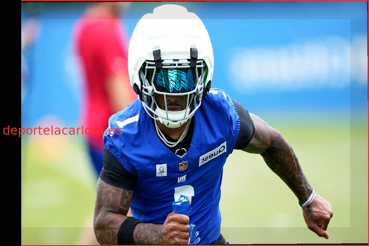Malik Nabers Choca con Entrenador de los Giants en el Entrenamiento; Chad Hall Recibe Puntos por Labio Sangrante