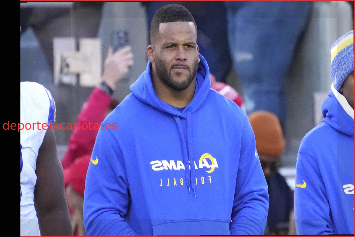 Aaron Donald se entrena con los Rams en campamento de entrenamiento en medio de rumores sobre su regreso a la NFL