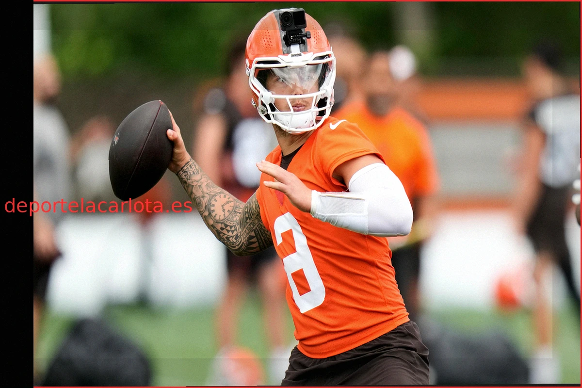 Dillon Gabriel: Sin resentimiento por la atención en la competencia por QB1 de los Browns