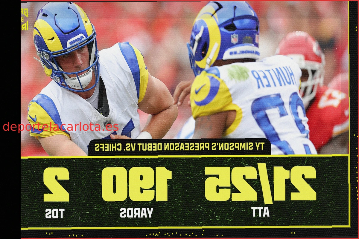 Ty Simpson y Stetson Bennett: Estadísticas y Momentos Destacados de los Quarterbacks en el Rams vs. Chiefs